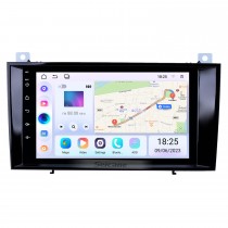 Système de navigation GPS stéréo 8 pouces Android 14.0 pour Mercedes Benz CLS SLK 2000 2001 2002-2011 avec écran tactile Bluetooth prenant en charge la caméra de recul