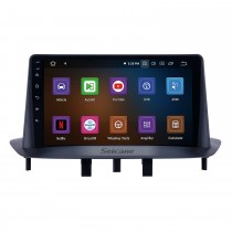 9 pouces Android 12.0 pour 2009-2014 RENAULT MEGANE 3 Radio de navigation GPS avec prise en charge de l&amp;#39;écran tactile Bluetooth HD TPMS DVR Caméra Carplay DAB +