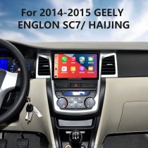 9 pouces Android 13.0 pour 2014-2015 GEELY ENGLON SC7 HAIJING Système de navigation GPS stéréo avec prise en charge de l'écran tactile Bluetooth Caméra de recul