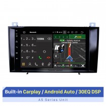 8 pouces Android 10.0 pour Mercedes Benz CLS Classe 2000-2011 Radio Système de navigation GPS avec écran tactile HD Prise en charge Bluetooth Carplay OBD2