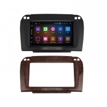 7 pouces Android 12.0 pour 2002-2006 BENZ S-Klasse w220 CL-Klassec C215 Radio de navigation GPS avec prise en charge de l&amp;#39;écran tactile Bluetooth HD TPMS DVR Caméra Carplay DAB +