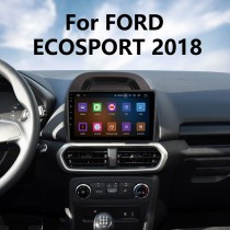 10,1 pouces Android 13.0 pour FORD ECOSPORT 2018 Radio système de navigation GPS avec écran tactile HD Bluetooth Carplay support OBD2