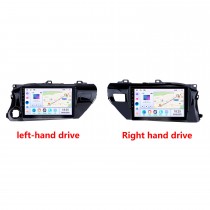 Écran tactile OEM HD 10,1 pouces Android 13.0 Radio pour 2016-2018 Toyota Hilux Bluetooth GPS Navi Unité principale Commande au volant WIFI Mirror Link TPMS USB FM