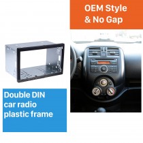 173 * 98mm Double Din Universal Car Radio Kit d'installation Fascia Kit de trame en panneau stéréo