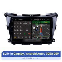 10,1 pouces pour 2015 2016 2017 Nissan Murano Android 10.0 HD Radio à écran tactile Système de navigation GPS Prise en charge Bluetooth 3G / 4G WIFI OBD2 Commande au volant USB