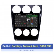 Android 10.0 9 pouces 2002-2008 Ancienne Mazda 6 HD Écran tactile Radio Bluetooth Navigation GPS Support Carplay Lecteur DVD 1080P TV numérique SWC 4G WIFI DVR