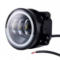 4 pouces voiture haute puissance imperméable à l'eau 6000K lumière de brouillard de température de couleur Refit Daylight rondes lampes pour 2007-2017 Jeep Wrangler 2pcs