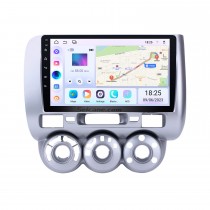 Écran tactile 9 pouces Android 13.0 GPS Navi Radio pour 2004-2007 HONDA Jazz/FIT Manual AC LHD 2006 2007 CITY 2011-2019 EVERUS S1 Bluetooth WIFI Mirror Link USB