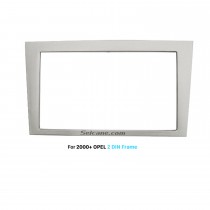 173 * 98mm Argent Double Din Voiture Radio Fascia pour 2000 + Opel Auto Cadre Stéréo Trim Lunette Panneau Face Plaque