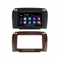 7 pouces Android 12.0 pour 2002-2006 BENZ S-Class(w220)/CL-Classc (C215) Radio de navigation GPS avec écran tactile Bluetooth AUX prise en charge OBD2 DVR Carplay