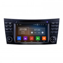 7 pouces 2002-2008 Mercedes Benz W211 Écran tactile Android 11.0 Navigation GPS Radio Bluetooth Carplay USB support TPMS Caméra de recul OBD2 DVR