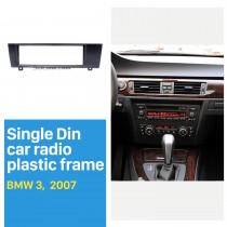1 Din pour 2007 BMW 3 autoradio Fascia lecteur DVD cadre garniture Installation décoré panneau Kit