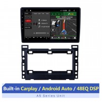 Radio de navigation GPS Android 10.0 pour Chevrolet Chevrolet Pontiac Saturn 2005-2010 avec écran tactile 10,1 pouces 2.5D IPS Prise en charge Bluetooth Carplay DSP