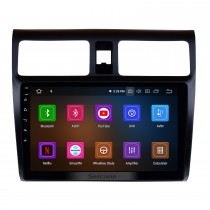 Radio de marché des accessoires 10.1 pouces Android 12.0 Navigation GPS pour 2005-2010 SUZUKI SWIFT Lien de rétroviseur Bluetooth Support audio WIFI Caméra de vision arrière 1080P Vidéo DVR DAB + Lecteur DVD