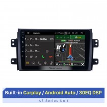 Android 10.0 HD écran tactile autoradio stéréo pour 2007-2015 Suzuki SX4 Fiat Sedici système de navigation GPS Bluetooth lecteur DVD musique USB WIFI DVR OBD2 1080P