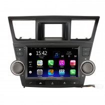 OEM 9 pouces Android 10.0 pour 2009-2014 TOYOTA Highlander Radio avec système de navigation GPS à écran tactile Bluetooth HD prenant en charge Carplay DAB +