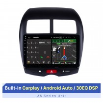 10,1 pouces HD Radio à écran tactile Android 10.0 pour 2010-2012 2013-2015 Mitsubishi ASX Système de navigation GPS stéréo pour voiture Bluetooth Téléphone WIFI Prise en charge OBDII DVR Commande au volant USB