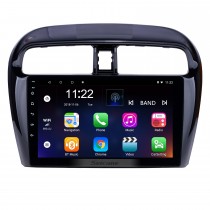 2012 2013 2014 2015 2016 Mitsubishi Mirage 9 pouces Android 10.0 Autoradio Système de navigation GPS avec écran tactile 1024 * 600 HD Musique Bluetooth USB WIFI FM Prise en charge des commandes au volant DVR OBD