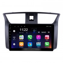 10,1 pouces 2012-2016 Nissan Sylphy Android 12.0 HD Écran tactile GPS Unité principale Navi Radio USB Prise en charge Bluetooth WIFI Lien miroir DVR OBD2 TPMS Aux