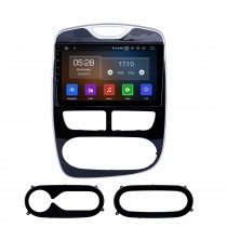 Android 12.0 Système de navigation GPS à écran tactile HD de 10,1 pouces Stéréo automatique 2012-2016 Renault Clio Climatiseur manuel numérique / analogique Prise en charge Bluetooth 4G WIFI OBDII Commande au volant vidéo DVR