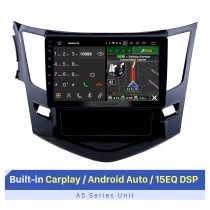 Écran tactile HD 9 pouces pour système stéréo de voiture GPS Navi 2012-2016 BYD Surui F5 avec prise en charge Bluetooth commande au volant