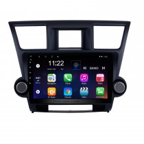 10,1 pouces Android 10,0 dans le tableau de bord Système de navigation GPS Bluetooth pour 2014 2015 Toyota Highlander avec écran tactile HD 1024 * 600 Radio WiFi 3G Lien miroir RDS Lien miroir OBD2 Caméra de recul AUX USB SD Commande au volant
