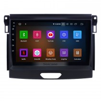 2015 Ford Ranger Écran Tactile Android 12.0 9 pouces GPS Navigation Radio Lecteur Multimédia Bluetooth Carplay Musique AUX support Digital TV 1080 P