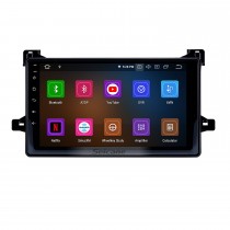 9 pouces Android 12.0 Radio de navigation GPS pour 2016 Toyota Prius avec écran tactile HD Carplay Bluetooth WIFI AUX support TPMS TV numérique DVR