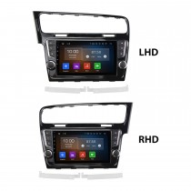 Autoradio Carplay 9 pouces Android 13.0 pour 2017 VOLKSWAGEN GOLF 7 Navigation GPS Android Auto Prise en charge DAB + OBDII WiFi Commande au volant