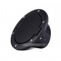 Capot de réservoir de réservoir d'essence à moteur de voiture noir pour 2007-2016 Jeep Wrangler