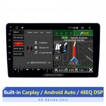 Android 10.0 Radio de navigation GPS à écran tactile de 9 pouces pour Hyundai Azera 2006-2010 avec prise en charge Bluetooth USB AUX Caméra arrière Carplay SWC