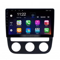 10,1 pouces Android 12.0 Radio de navigation GPS pour 2006-2010 VW Volkswagen Sagitar Auto A / C avec prise en charge Bluetooth à écran tactile HD Carplay TPMS