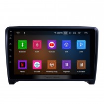 OEM 9 pouces Android 11.0 pour 2006-2011 2012 2013 Audi TT Radio avec Bluetooth WIFI HD Système de navigation GPS à écran tactile Carplay support DSP