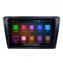 Écran tactile HD 9 pouces Android 11.0 pour 2017 Skoda Rapid Radio Système de navigation GPS Bluetooth Carplay support Caméra de recul