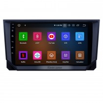 Android 12.0 9 pouces Radio de navigation GPS pour 2018 Seat Ibiza avec écran tactile HD Carplay USB Prise en charge Bluetooth DVR OBD2 TV numérique