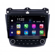10,1 pouces Android 12.0 pour 2003 2004 2005 2006 2007 Honda Accord 7 Radio avec système de navigation GPS Prise en charge Bluetooth Carplay DVR Caméra de recul