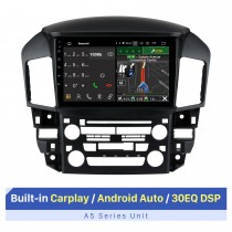 Écran tactile HD de 9 pouces pour Lexus RX300 1998-2003 Lecteur multimédia Voiture GPS Navigation Stéréo Bluetooth Autoradio Écran tactile Radio Support Commande au volant