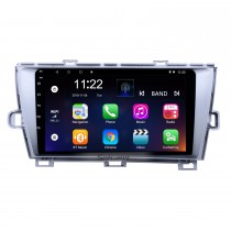 9 pouces Android 13.0 HD 1024 * 600 Radio à écran tactile pour 2009-2013 Toyota Prius Pilote gauche GPS Navigation Bluetooth Musique WiFi Miroir Lien caméra de vision arrière AUX