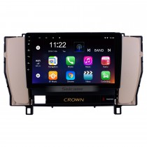 9 pouces Android 13.0 Système de navigation GPS Radio à écran tactile Pour 2010-2014 Toyota vieille couronne LHD Bluetooth PMS DVR OBD II USB caméra arrière Contrôle au volant