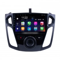 9 pouces Android 12.0 Navigation GPS HD 1024 * 600 Radio à écran tactile pour 2011 2012-2015 Ford Focus avec Bluetooth WIFI 1080P USB Mirror Link OBD2 DVR Commande au volant