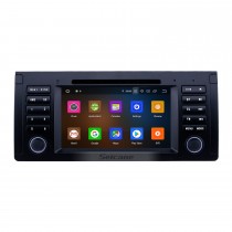 7 pouces Android 12.0 Radio de navigation GPS pour 1996-2003 BMW Série 5 E39 avec USB AUX Bluetooth Wifi HD Écran tactile Carplay support TPMS TV numérique