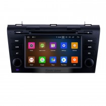 7 pouces Android 12.0 Radio de navigation GPS pour Mazda 3 2007-2009 avec écran tactile HD Carplay Bluetooth WIFI support OBD2 1080P DVR