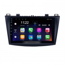 9 pouces écran tactile Android 12.0 autoradio pour 2009 2010 2011 2012 MAZDA 3 avec GPS Sat Nav Bluetooth WIFI USB OBD2 caméra de recul lien miroir 1080P