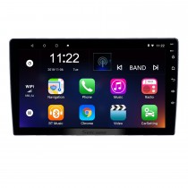 Écran tactile HD 9 pouces Android 12.0 Navigation GPS universelle Radio RHD avec prise en charge de musique auxiliaire Bluetooth DVR Carplay OBD Commande au volant