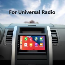  Carplay 8 pouces Android 10.0 Radio universelle Bluetooth HD Écran tactile Navigation GPS USB AUX Support 4G WIFI Caméra de recul OBD2 TPMS DAB+ DVR