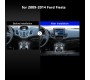 Pour 2009-2014 Ford Fiesta 9,7 pouces Android 10.0 Radio de navigation GPS avec écran tactile HD Bluetooth WIFI Prise en charge AUX Carplay Caméra de recul