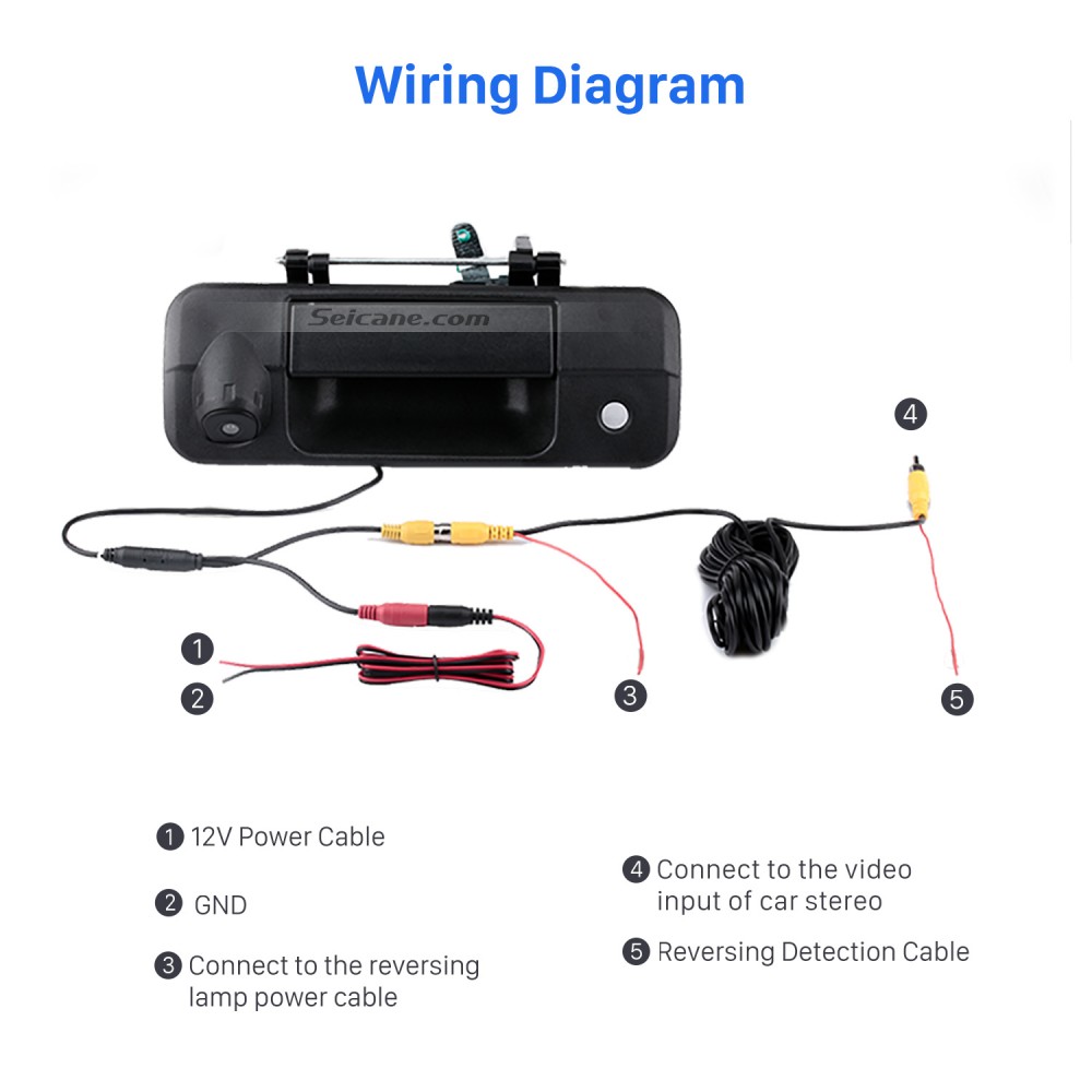 SONY CCD 600 lignes pour 2007-2015 TOYOTA Tundra Tundra ...