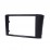 Noir Double Din 2003-2008 Toyota Avensis Voiture Radio Fascia DVD Cadre Stéréo Lecteur de Plaque Face Panneau Adaptateur