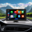 Moniteur tactile sans fil Carplay Android Auto de 7 pouces Système de navigation GPS stéréo avec prise en charge Bluetooth Affichage vidéo HD de la caméra de recul