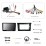 Radio de navigation GPS Android 13.0 10,1 pouces pour Ford New Transit 2009-2019 avec écran tactile HD Prise en charge Bluetooth Carplay Commande au volant